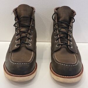 Red Wing 8890 Moc Toe Boots Charcoal Size 11